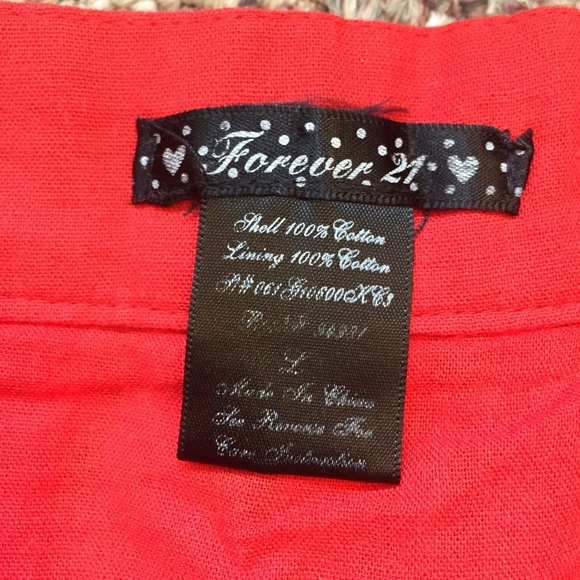 🔴Forever 21 Red White And Blue mini Skirt - Large - Picture 3 of 6